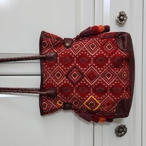 Free People Luma Tapestry Shoulder Bag